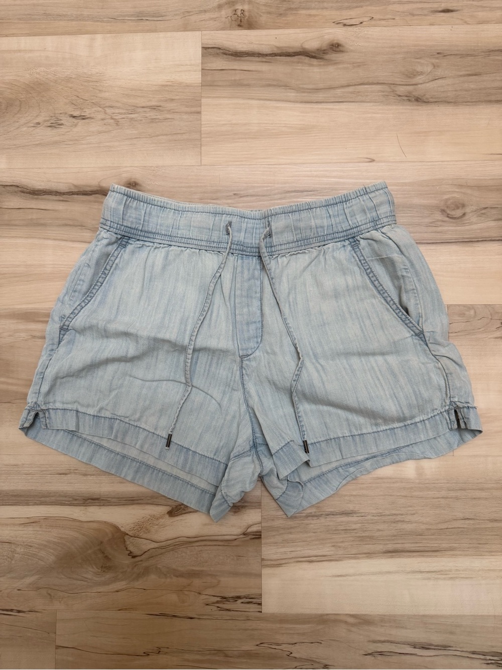 GAP Light Blue Women's Drawstring Shorts